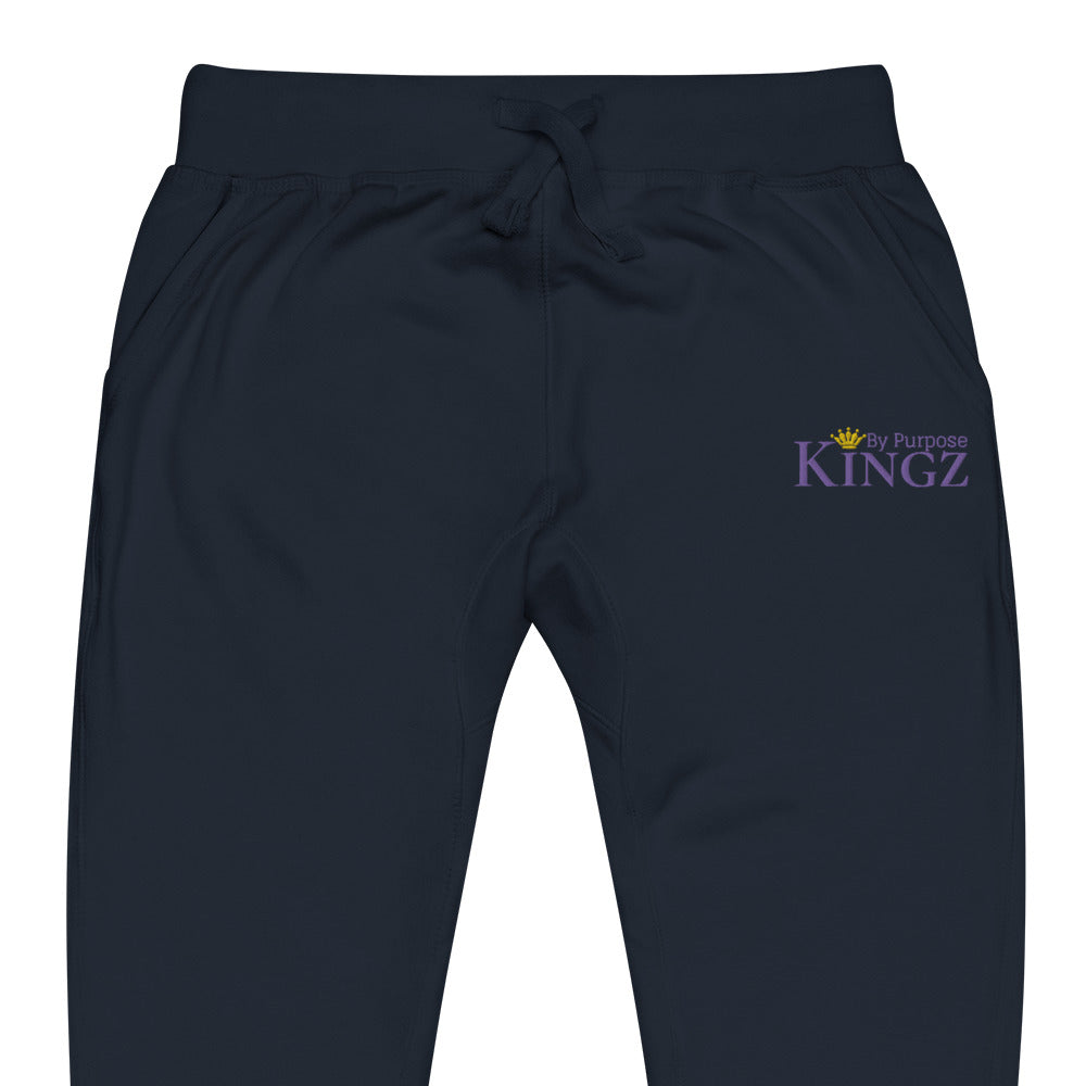 Kingz By Purpose Royal Combo (Lila/Lila/Gold) Fleece-Jogginghose