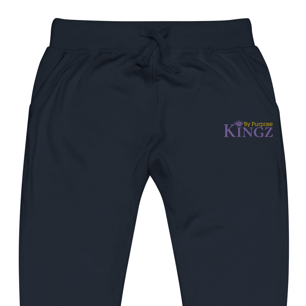 Kingz By Purpose Royal Combo (Lila/Gold/Lila) Fleece-Jogginghose