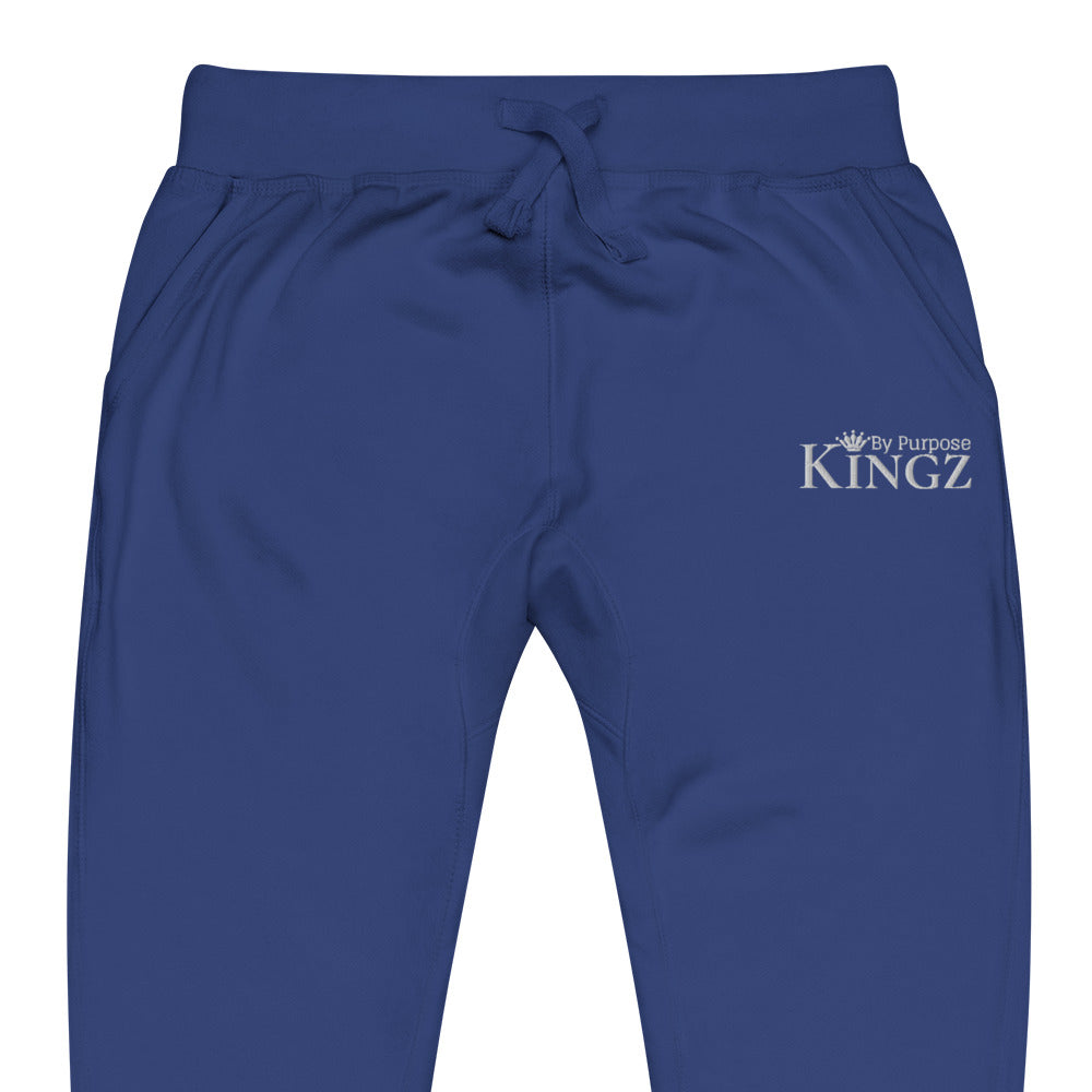Kingz By Purpose White Fleece Sweatpants