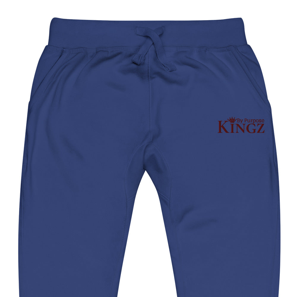 Kingz By Purpose Maroon Fleece Sweatpants