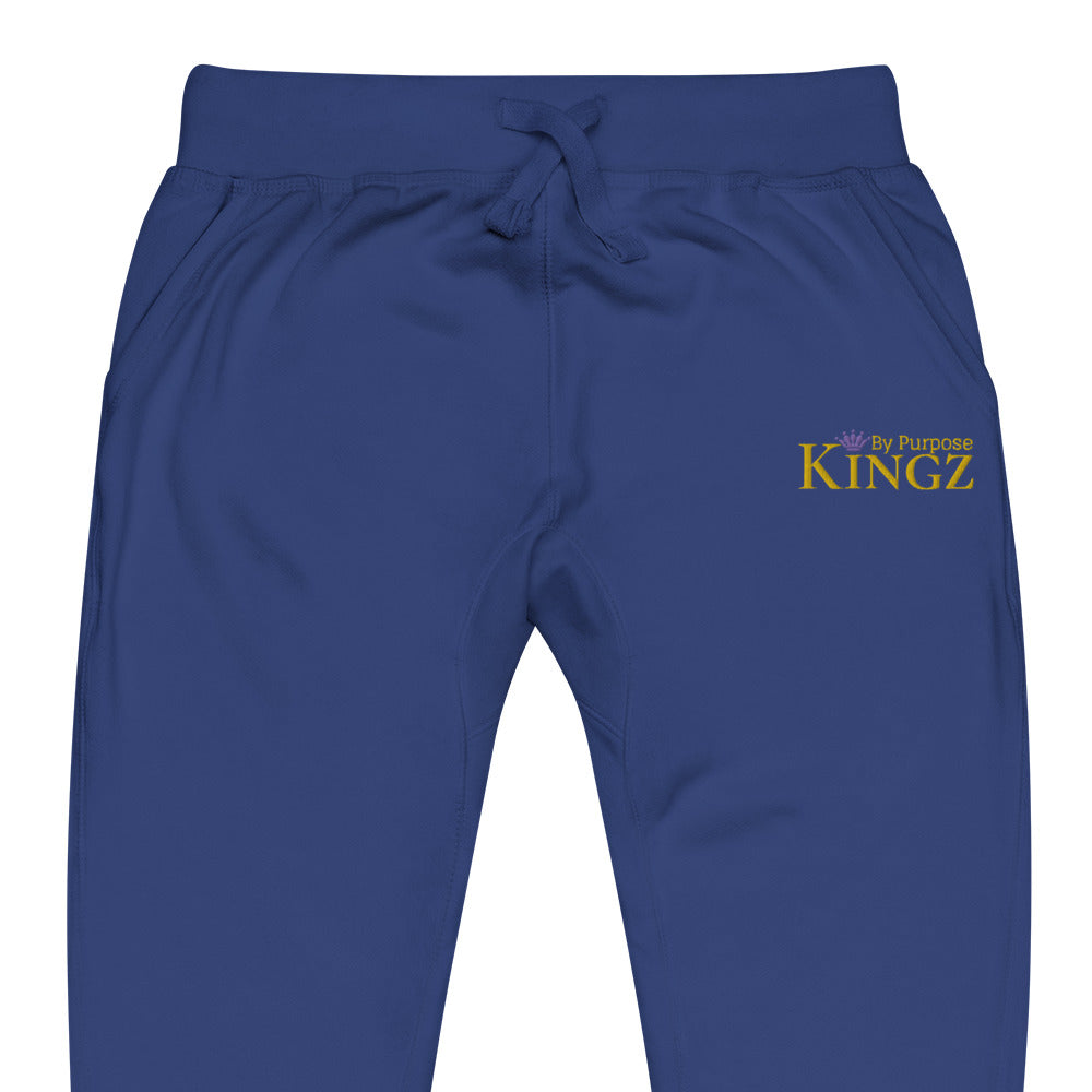 Kingz By Purpose Royal Combo (Gold/Gold/Purple) Fleece Sweatpants