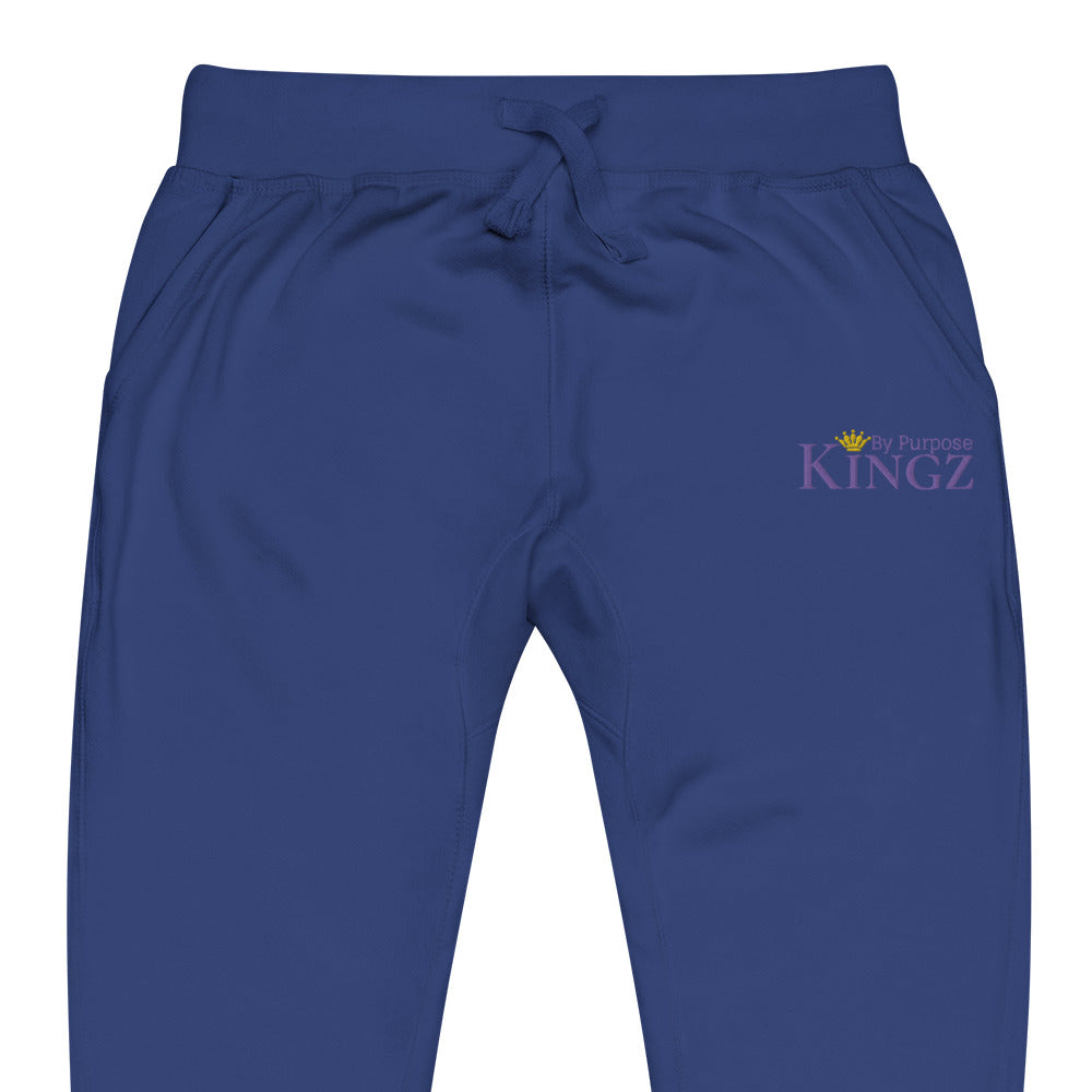 Kingz By Purpose Royal Combo (Lila/Lila/Gold) Fleece-Jogginghose