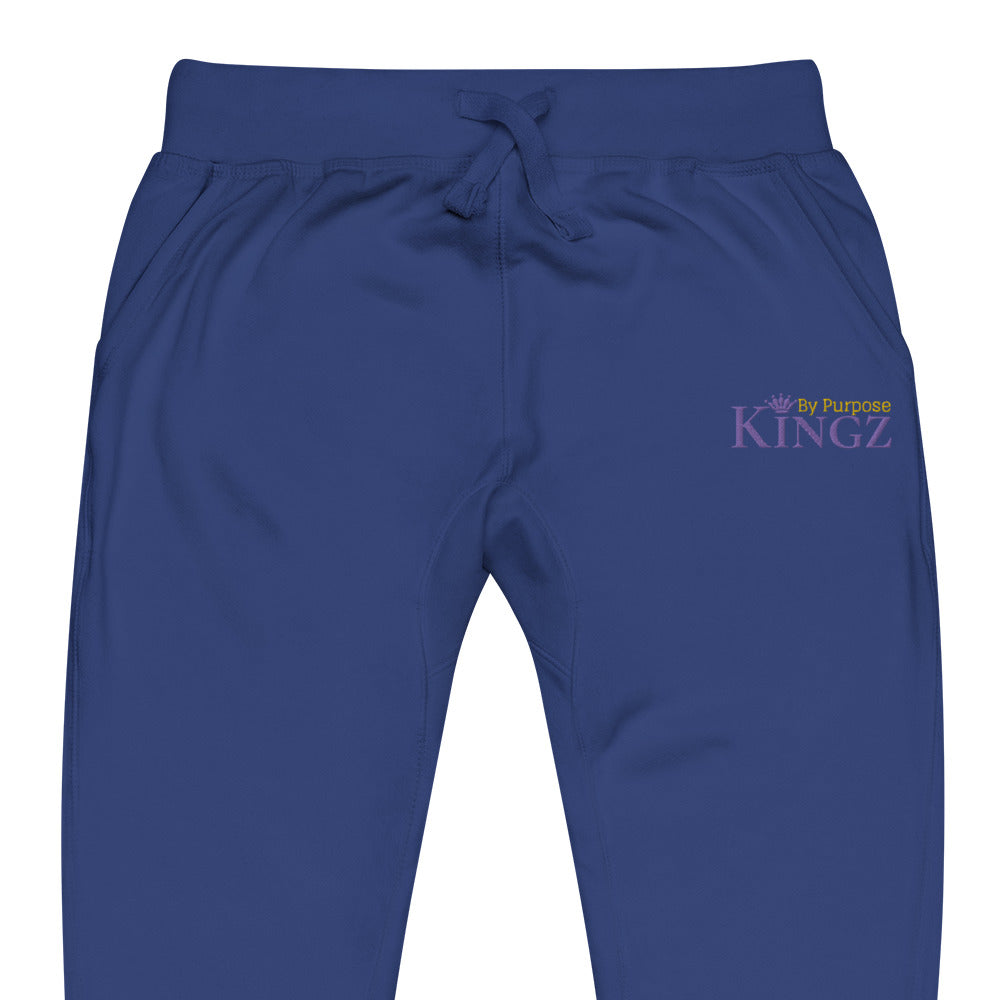 Kingz By Purpose Royal Combo (Lila/Gold/Lila) Fleece-Jogginghose