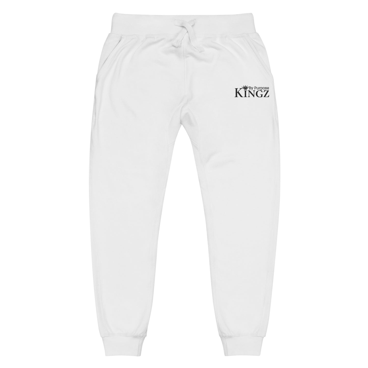 Kingz By Purpose – Schwarze Fleece-Jogginghose
