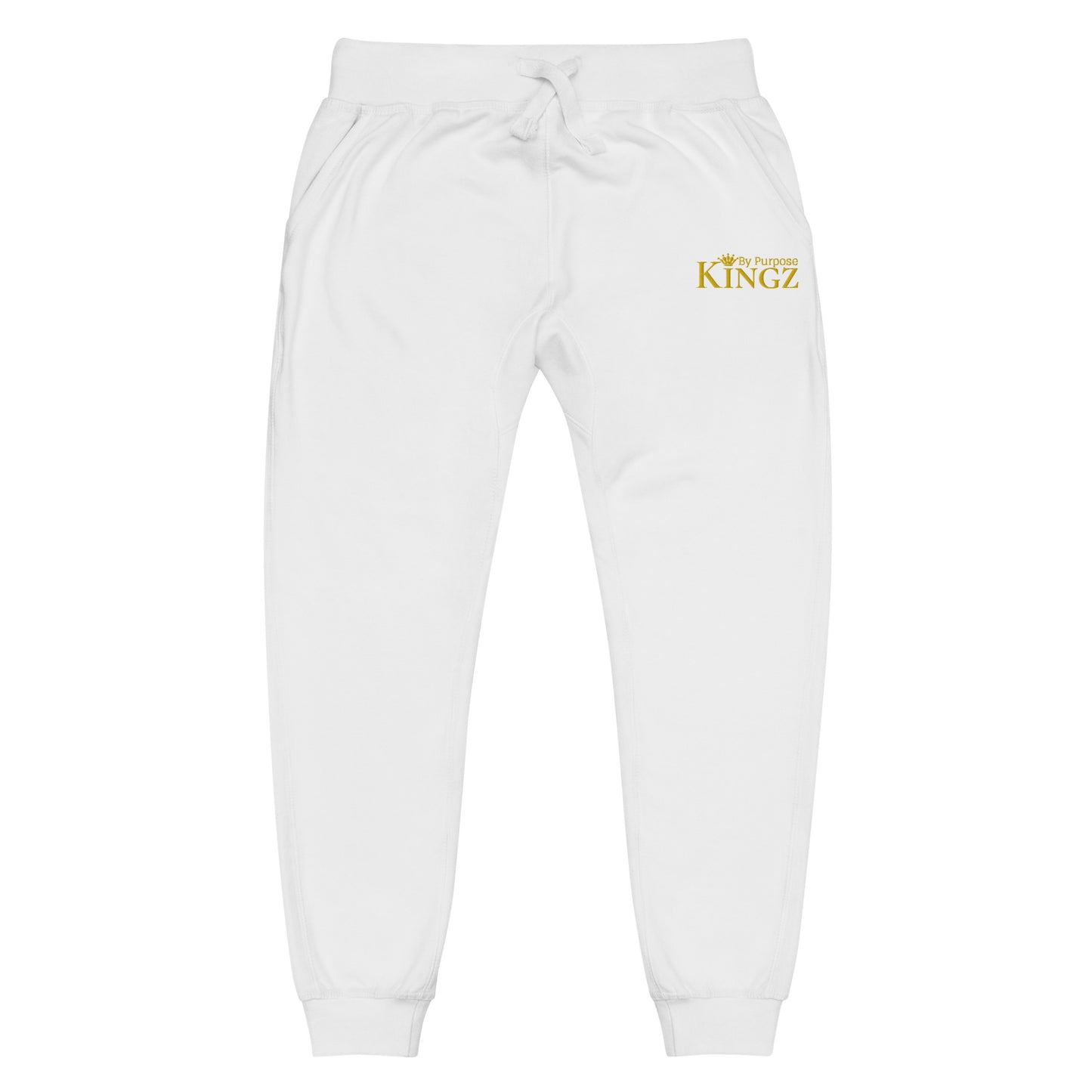 Kingz By Purpose – Fleece-Jogginghose in Royal Gold