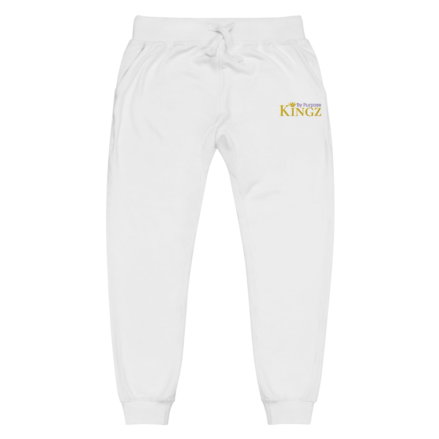 Kingz By Purpose Royal Combo (Gold/Lila/Gold) Fleece-Jogginghose