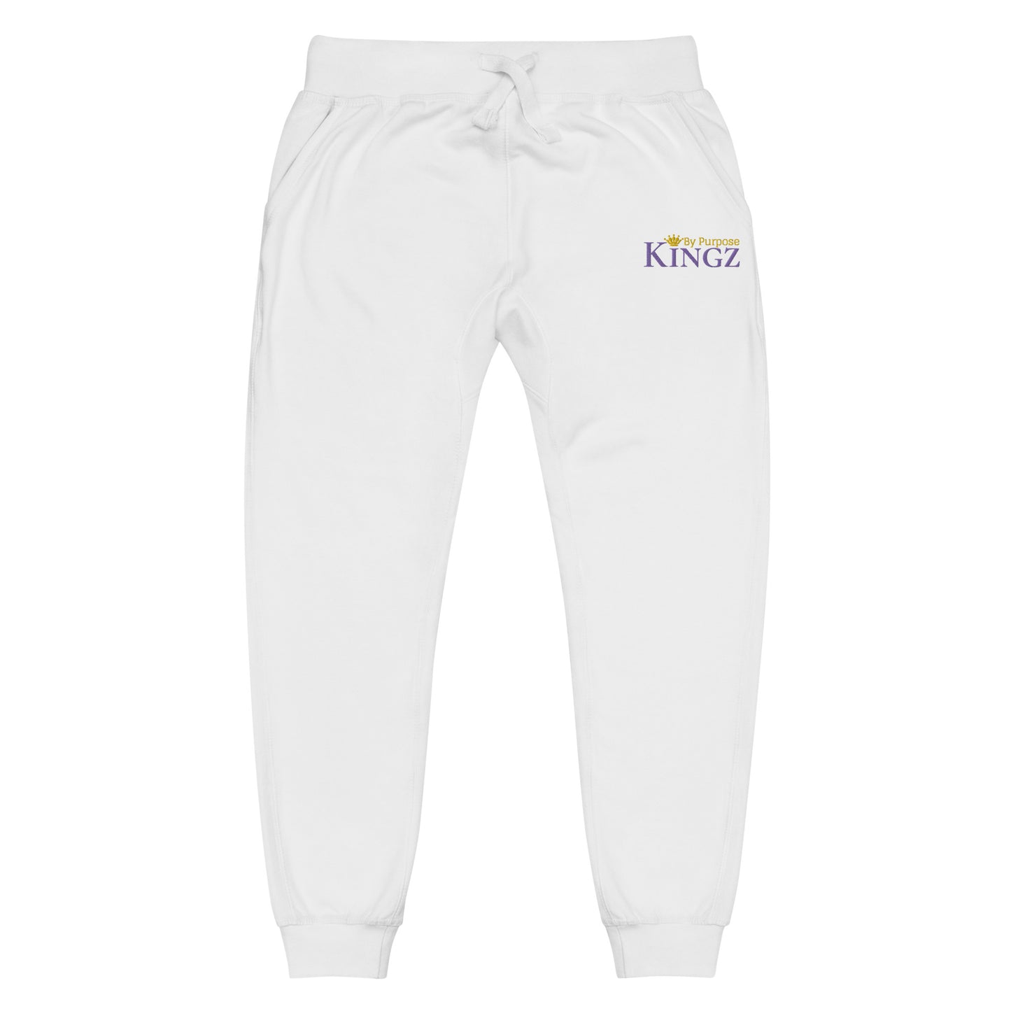 Kingz By Purpose Royal Combo (Lila/Gold/Gold) Fleece-Jogginghose