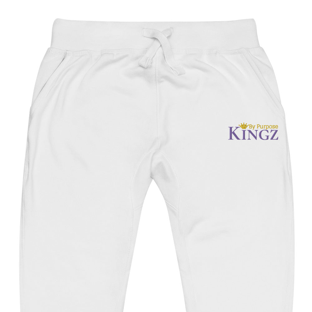 Kingz By Purpose Royal Combo (Lila/Gold/Gold) Fleece-Jogginghose