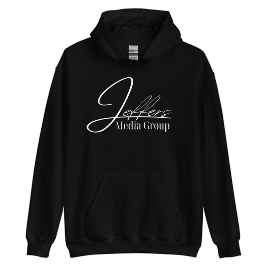 Jeffers Media Group White Hoodie