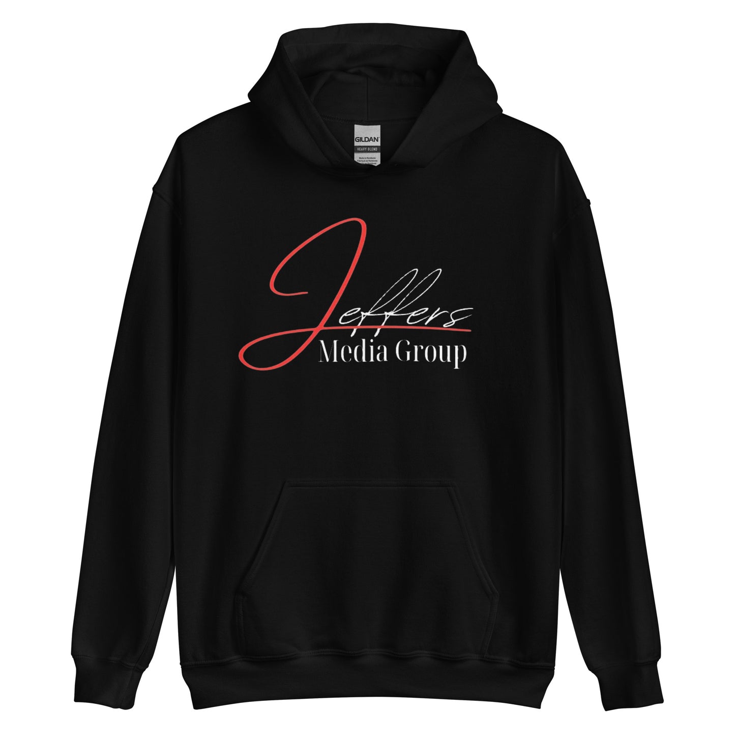 Jeffers Media Group Red J/White Hoodie