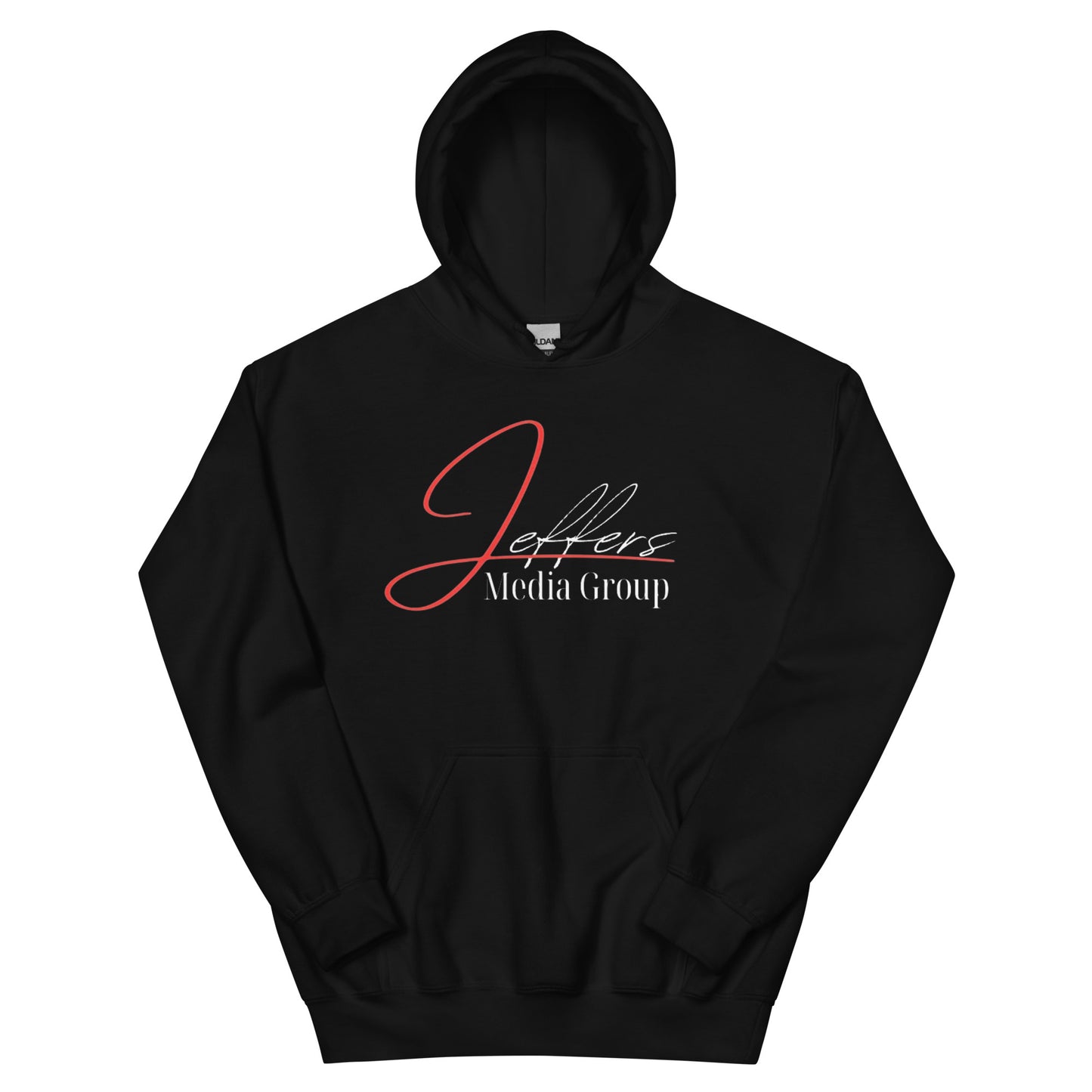 Jeffers Media Group Red J/White Hoodie