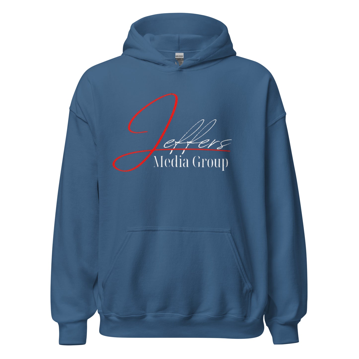 Jeffers Media Group Red J/White Hoodie