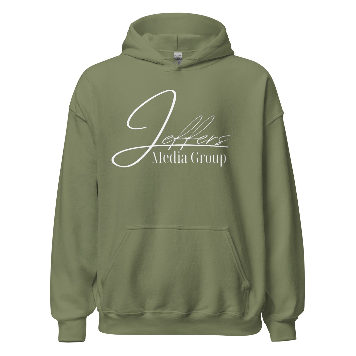 Jeffers Media Group White Hoodie