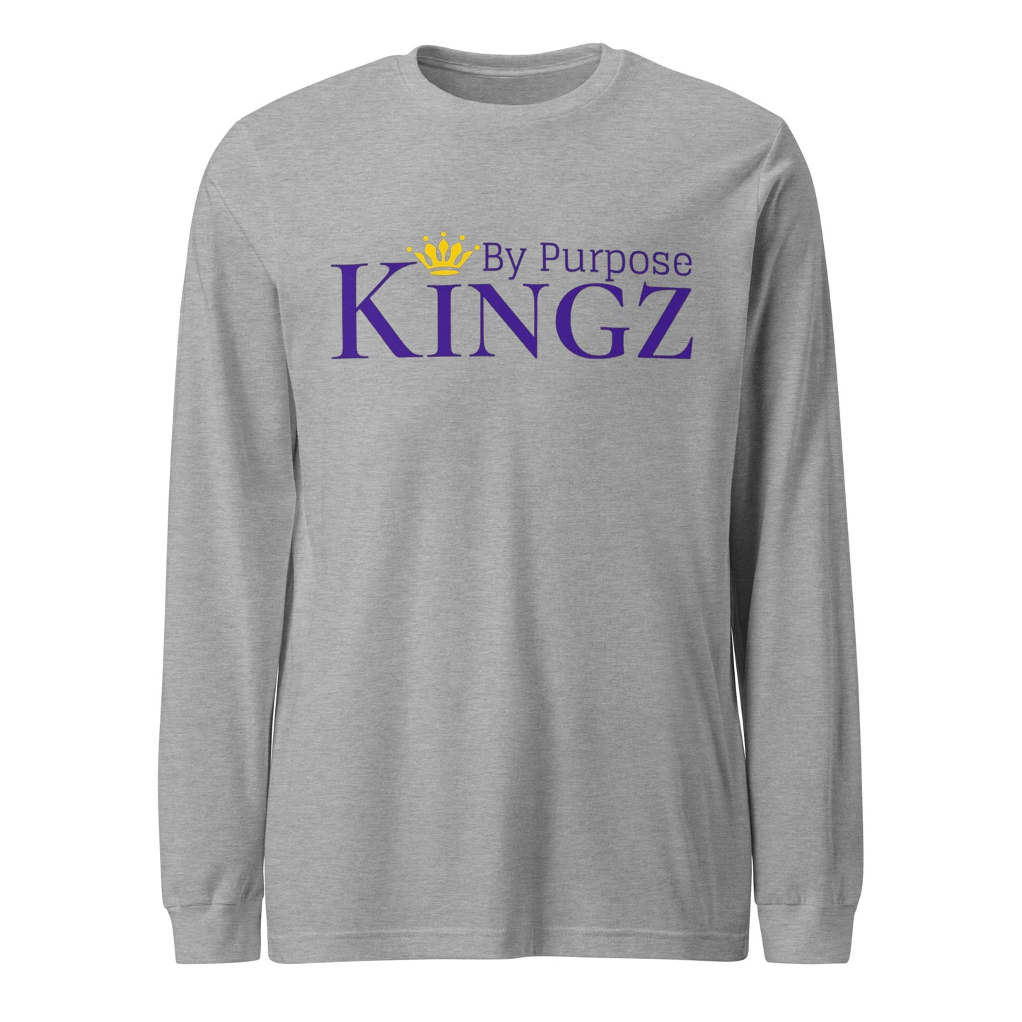 Kingz By Purpose Royal Combo (Purple/Purple/Gold) Long Sleeve Tee
