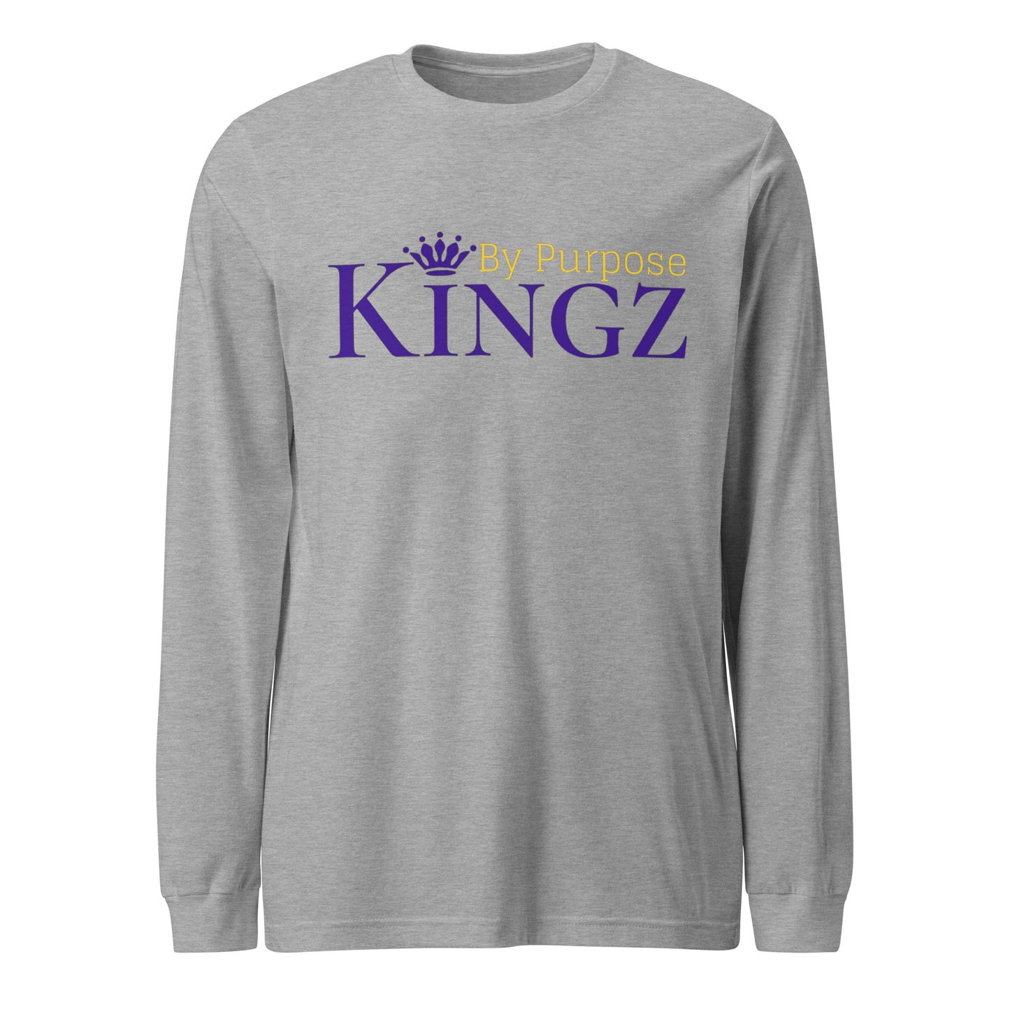 Kingz By Purpose Royal Combo (Purple/Gold/Purple) Long Sleeve Tee