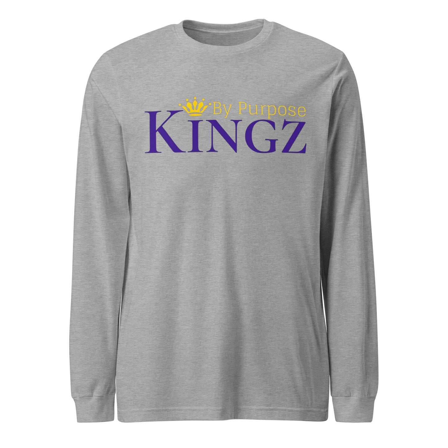 Kingz By Purpose Royal Combo (Purple/Gold/Gold) Long Sleeve Tee