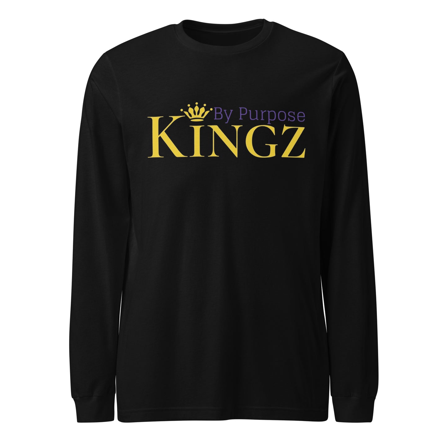 Kingz By Purpose Royal Combo (Gold/Purple/Gold) Long Sleeve Tee