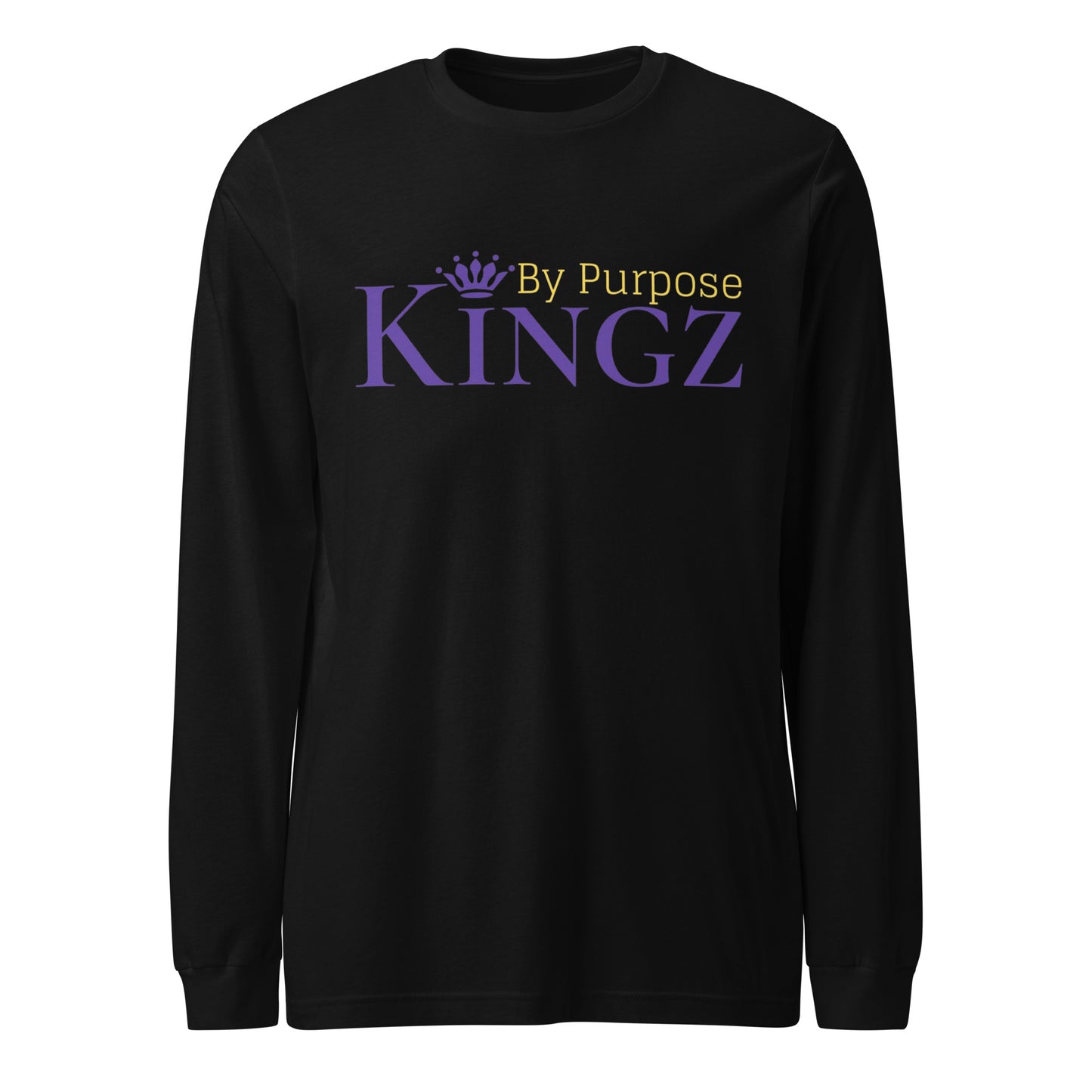 Kingz By Purpose Royal Combo (Purple/Gold/Purple) Long Sleeve Tee