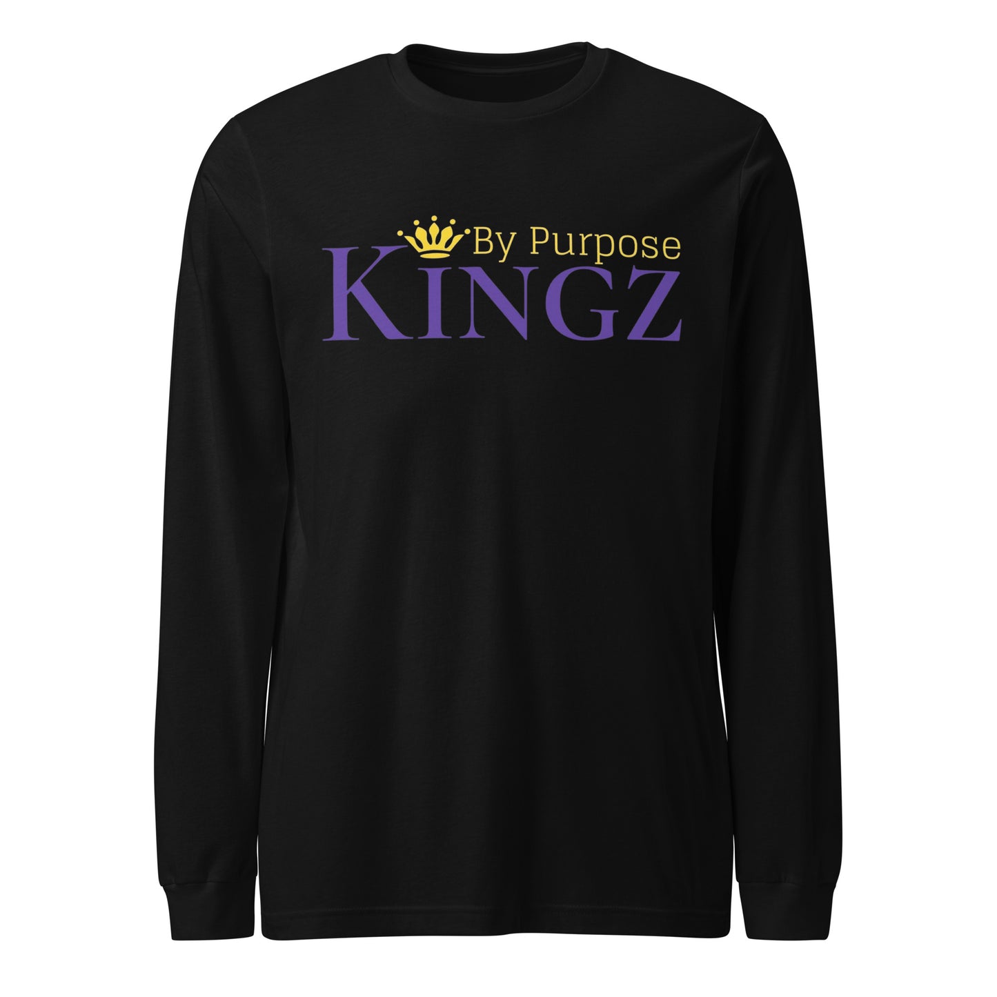 Kingz By Purpose Royal Combo (Purple/Gold/Gold) Long Sleeve Tee