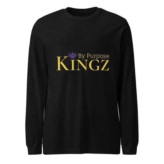 Kingz By Purpose Royal Combo (Gold/Gold/Purple) Long Sleeve Tee