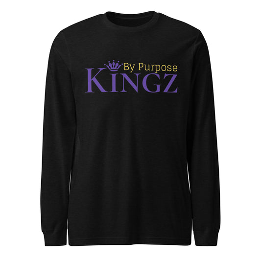 Kingz By Purpose Royal Combo (Purple/Gold/Purple) Long Sleeve Tee