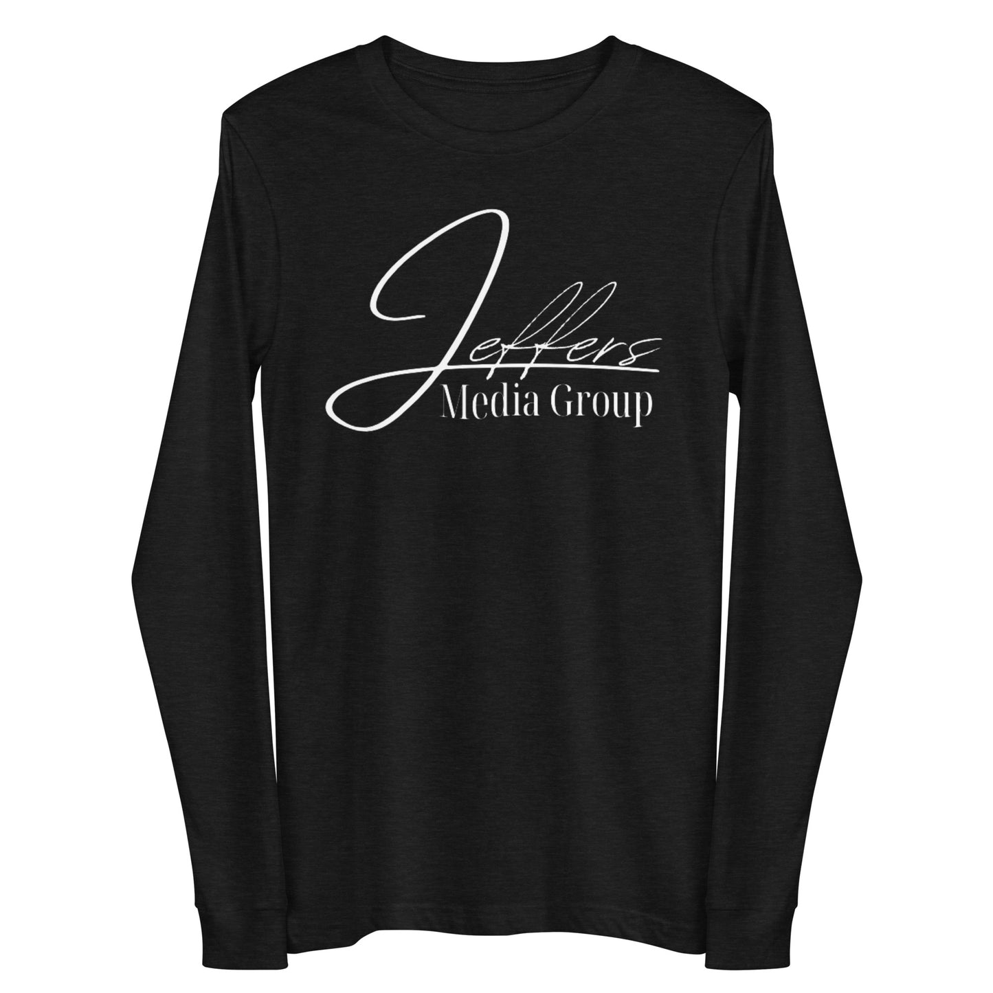 Weißes Langarm-T-Shirt der Jeffers Media Group