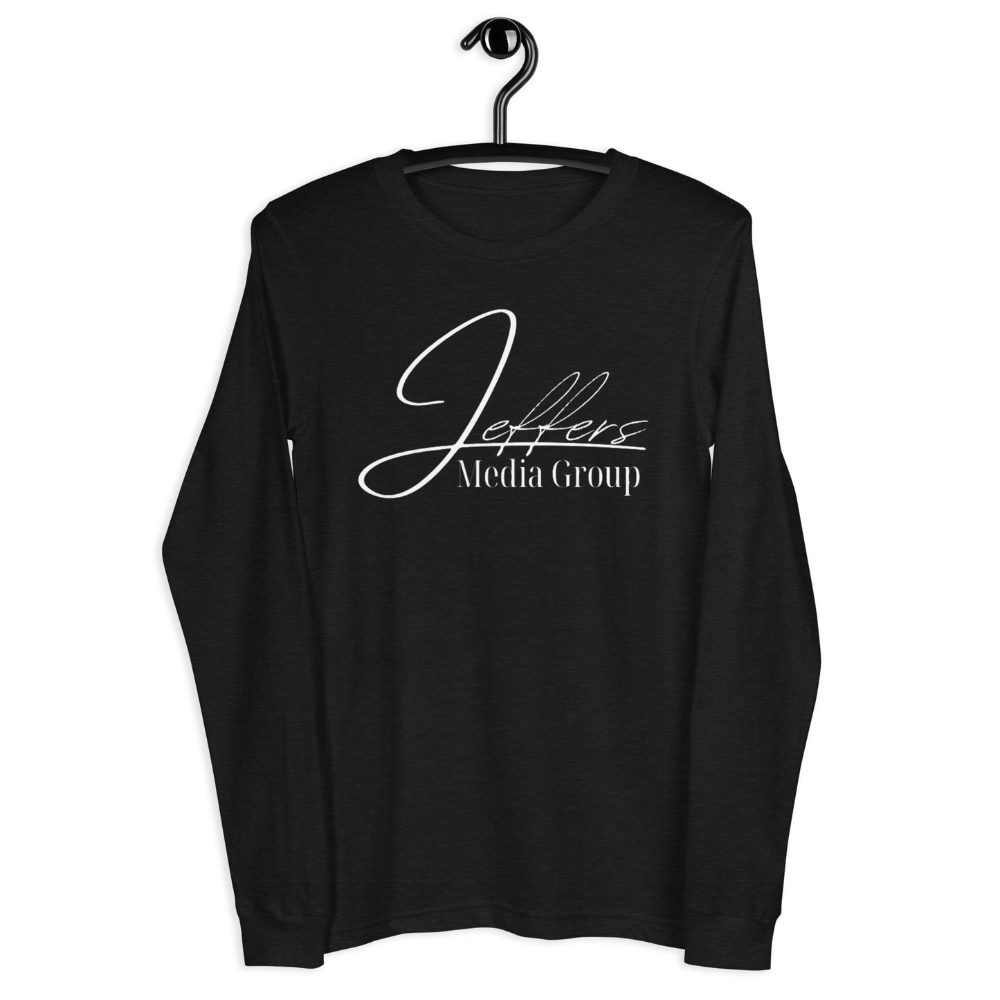Weißes Langarm-T-Shirt der Jeffers Media Group