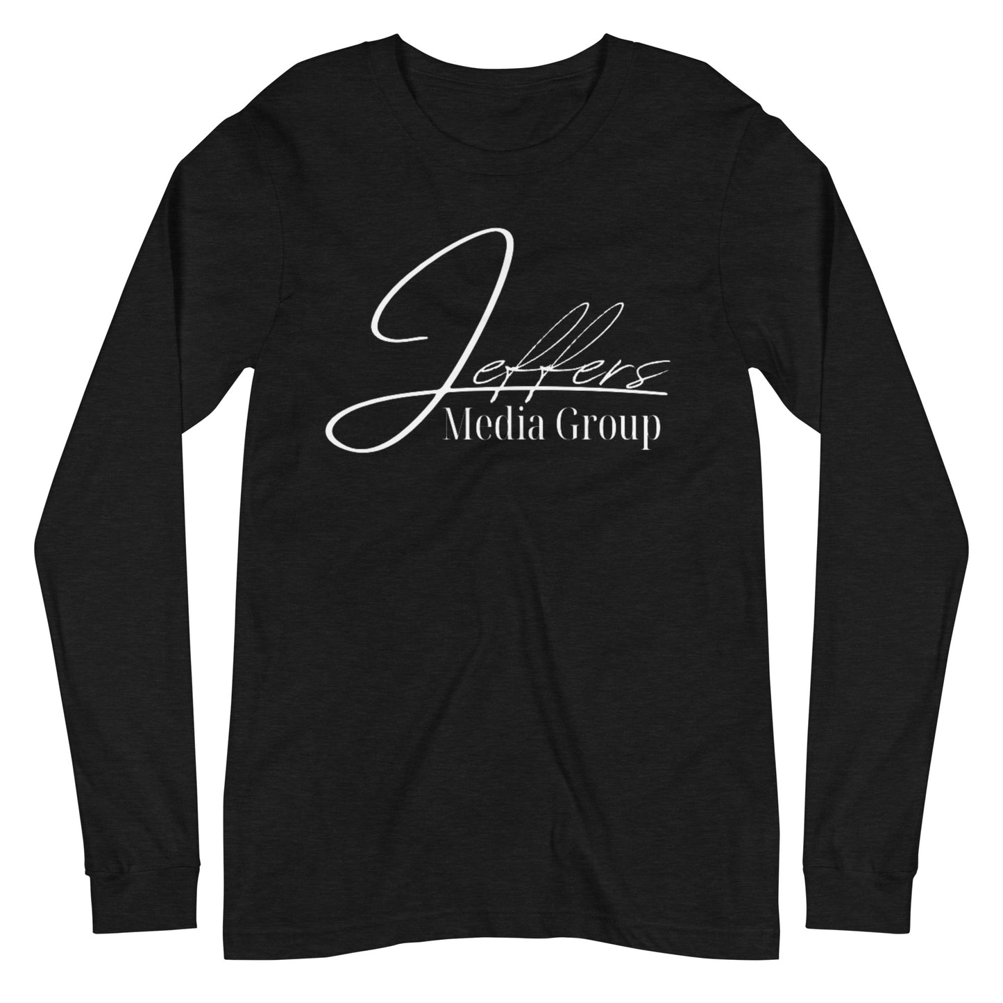 Weißes Langarm-T-Shirt der Jeffers Media Group