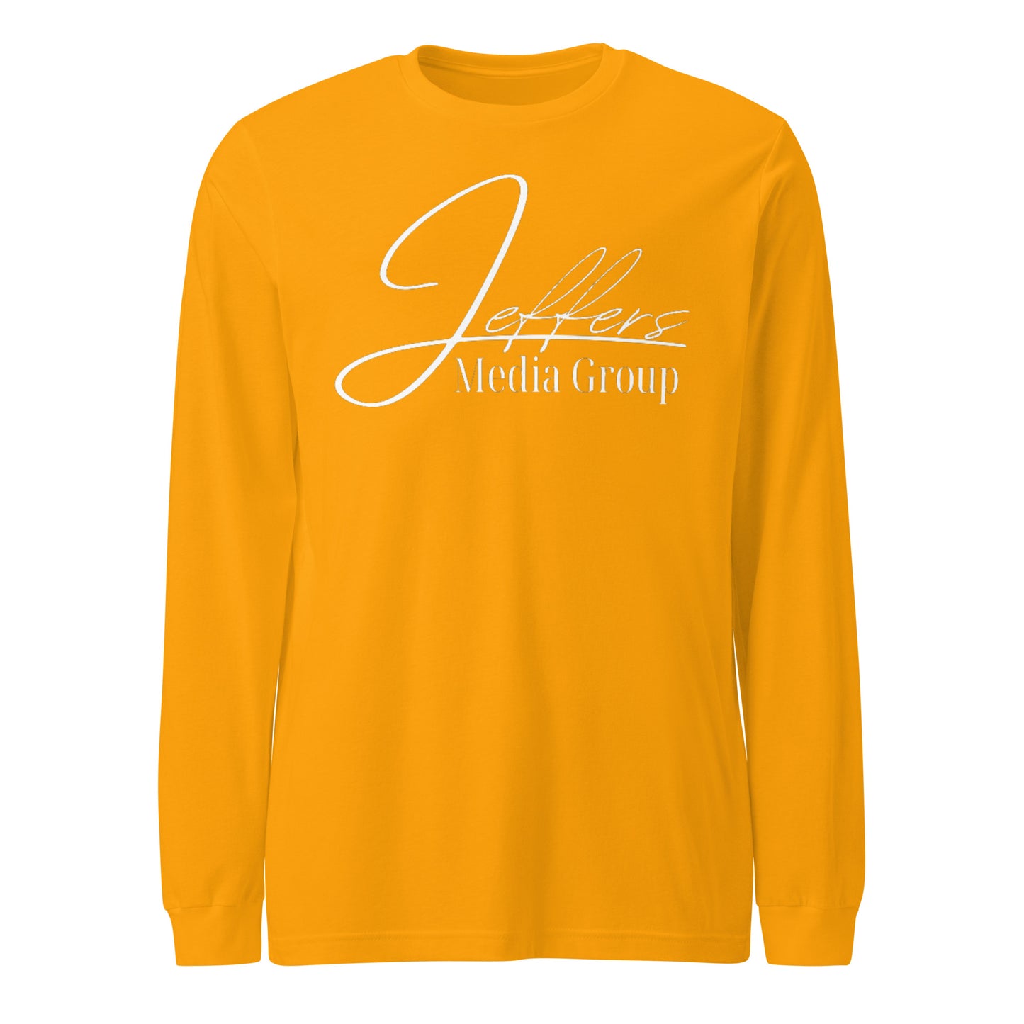 Weißes Langarm-T-Shirt der Jeffers Media Group