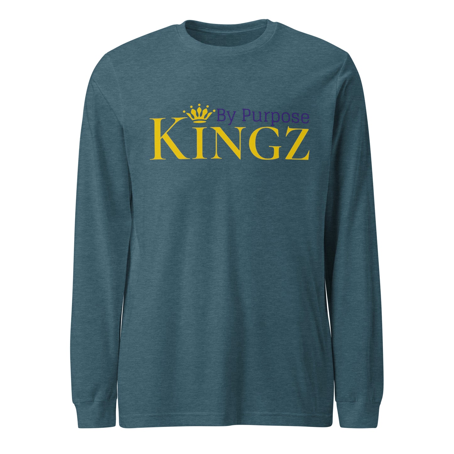 Kingz By Purpose Royal Combo (Gold/Purple/Gold) Long Sleeve Tee