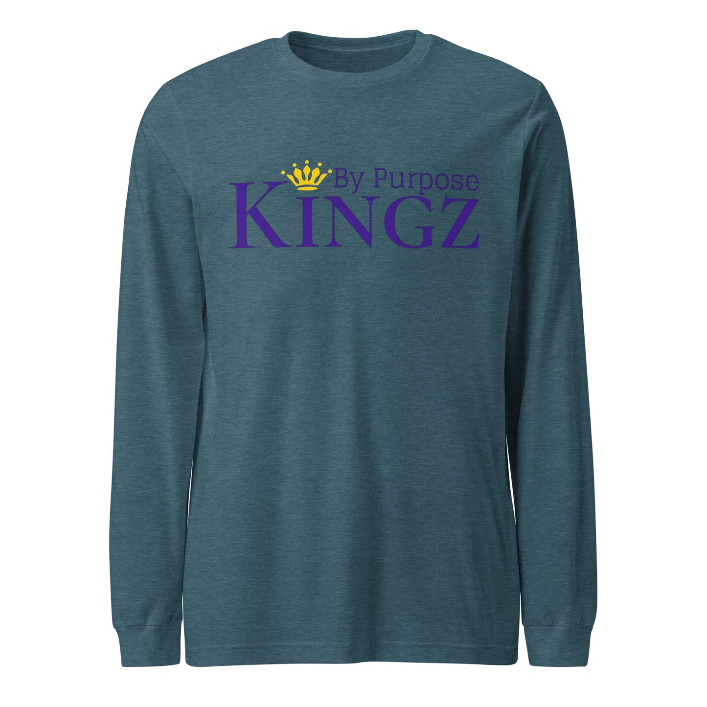 Kingz By Purpose Royal Combo (Purple/Purple/Gold) Long Sleeve Tee