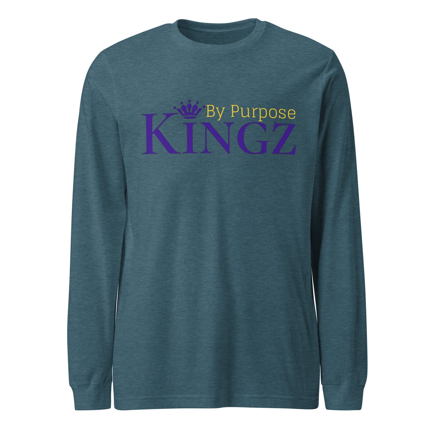 Kingz By Purpose Royal Combo (Purple/Gold/Purple) Long Sleeve Tee