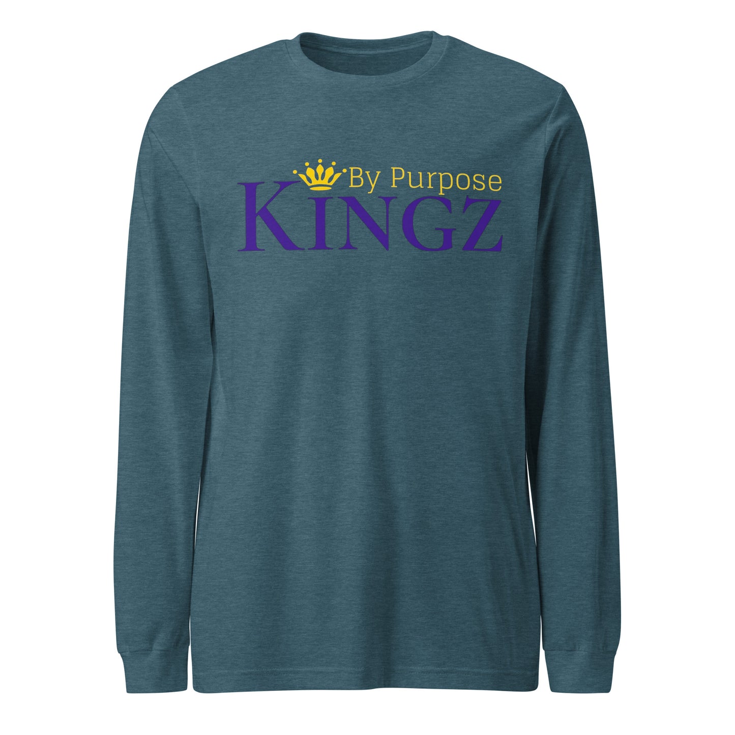 Kingz By Purpose Royal Combo (Purple/Gold/Gold) Long Sleeve Tee