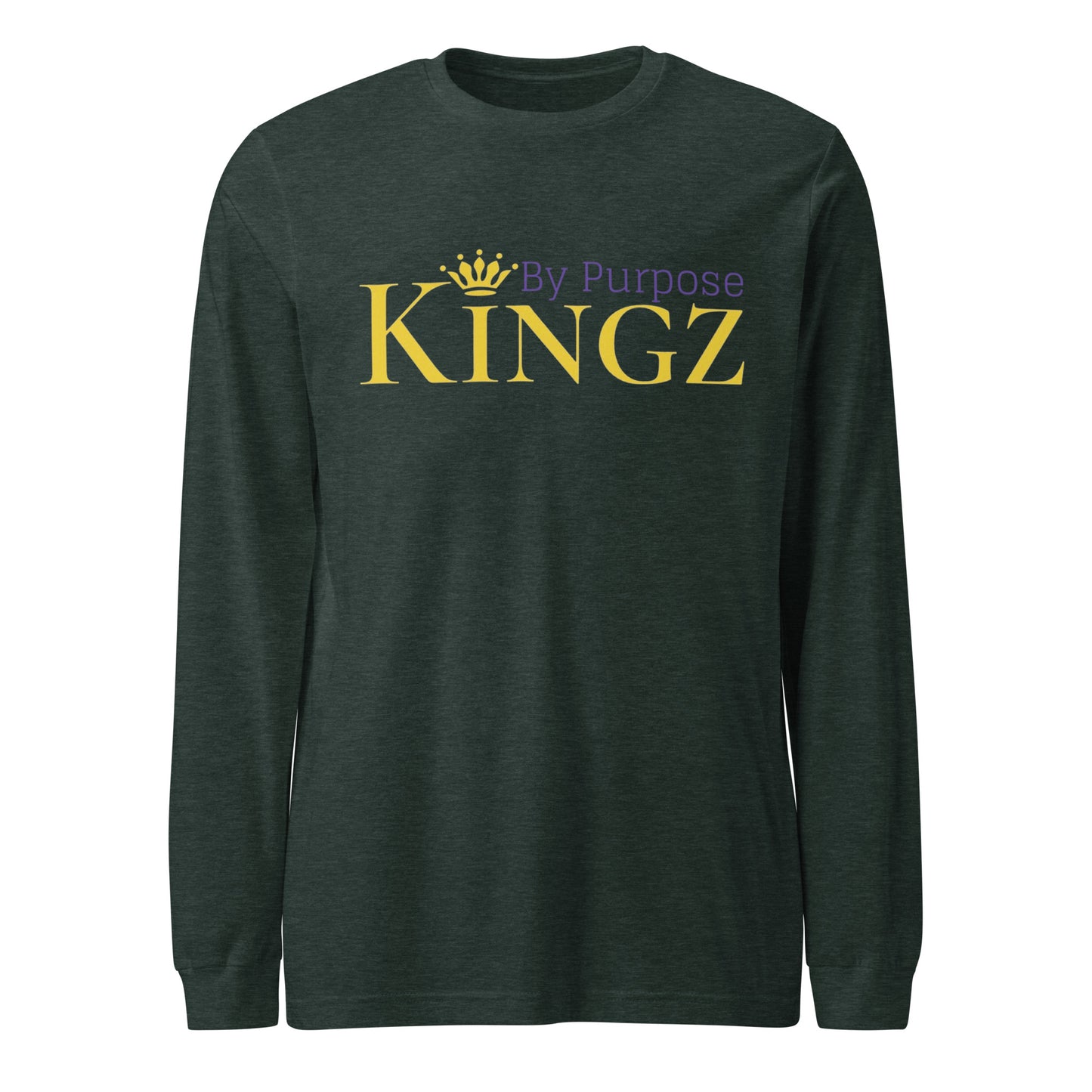 Kingz By Purpose Royal Combo (Gold/Purple/Gold) Long Sleeve Tee