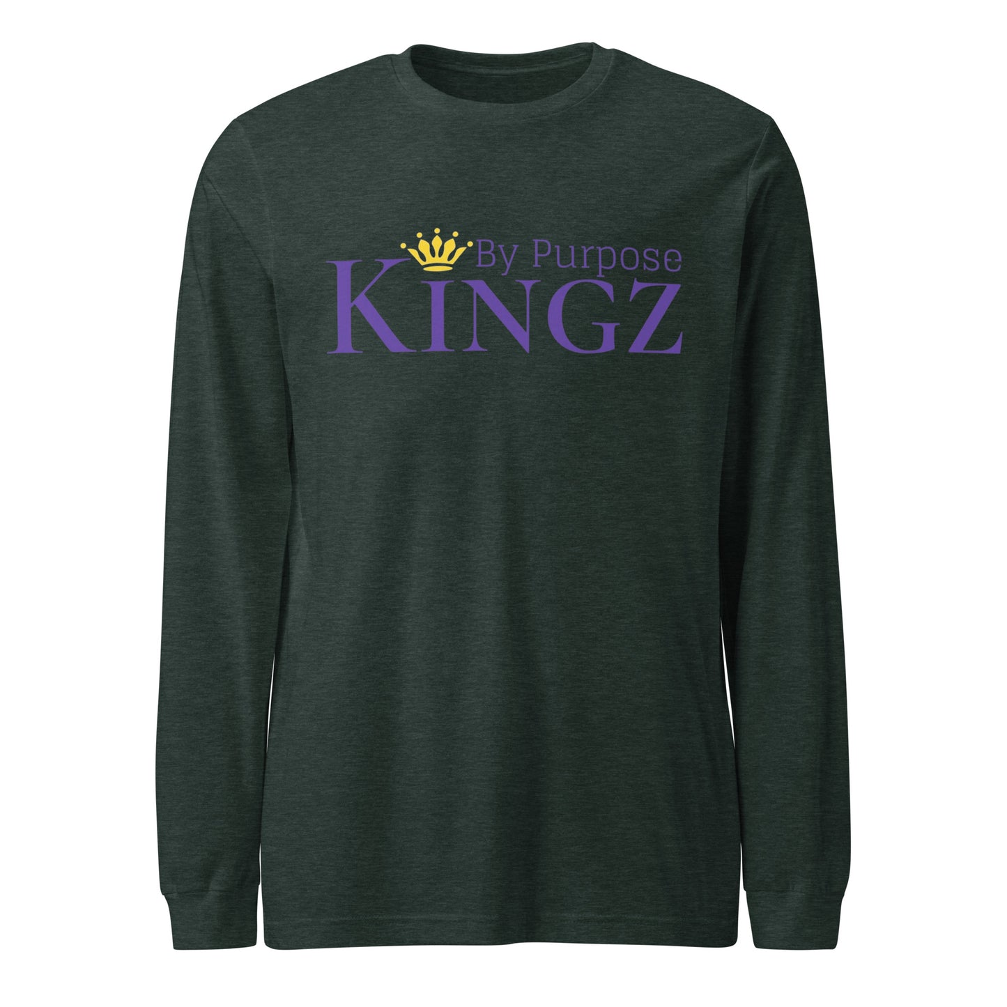 Kingz By Purpose Royal Combo (Purple/Purple/Gold) Long Sleeve Tee