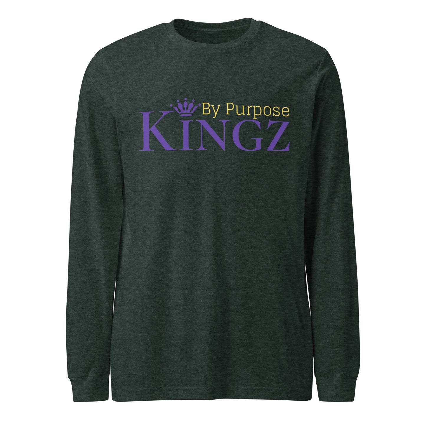 Kingz By Purpose Royal Combo (Purple/Gold/Purple) Long Sleeve Tee