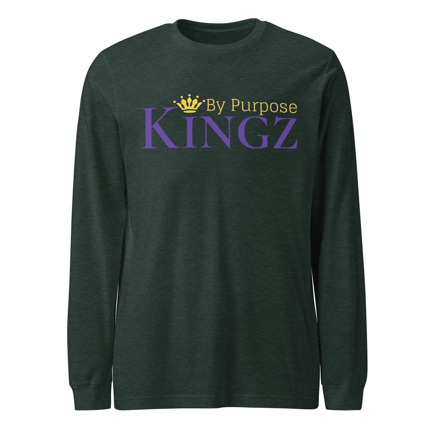 Kingz By Purpose Royal Combo (Purple/Gold/Gold) Long Sleeve Tee