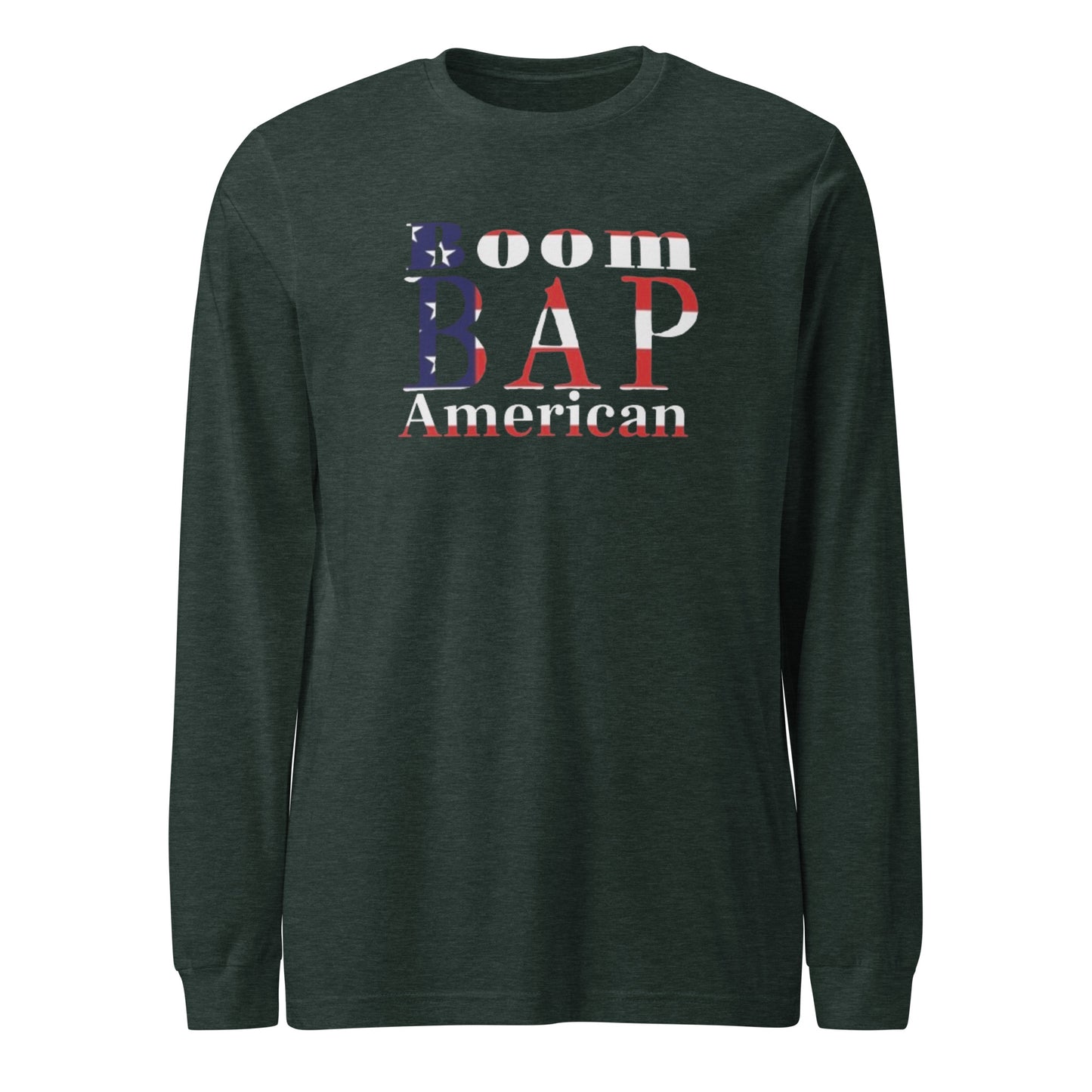 Boom Bap American Long Sleeve Tee (Color way Options 1)