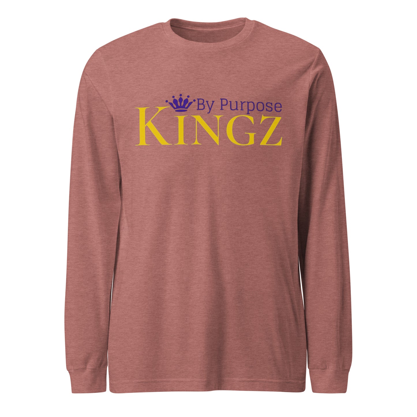 Kingz By Purpose Royal Combo (Gold/Lila/Lila) Langarm-T-Shirt