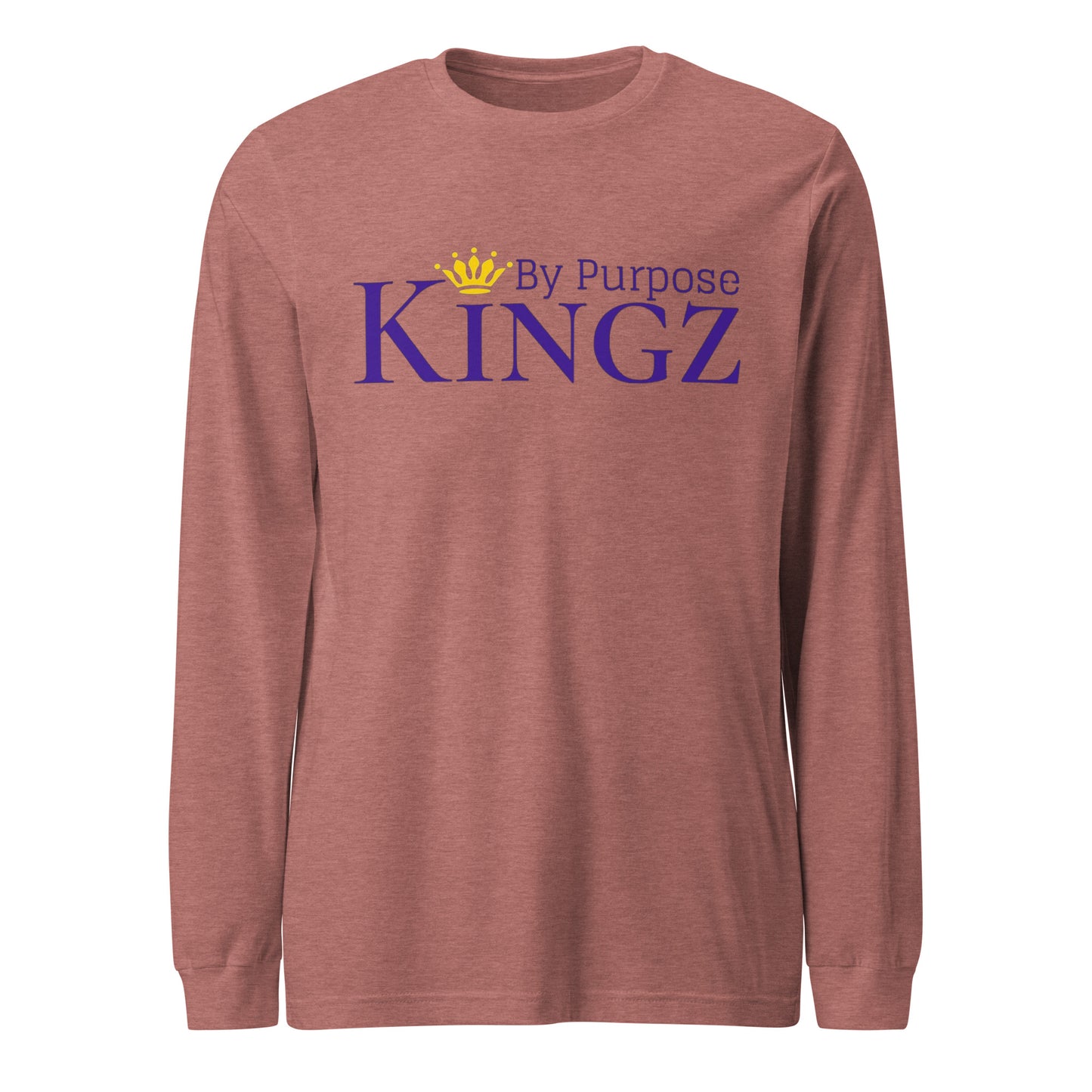 Kingz By Purpose Royal Combo (Purple/Purple/Gold) Long Sleeve Tee