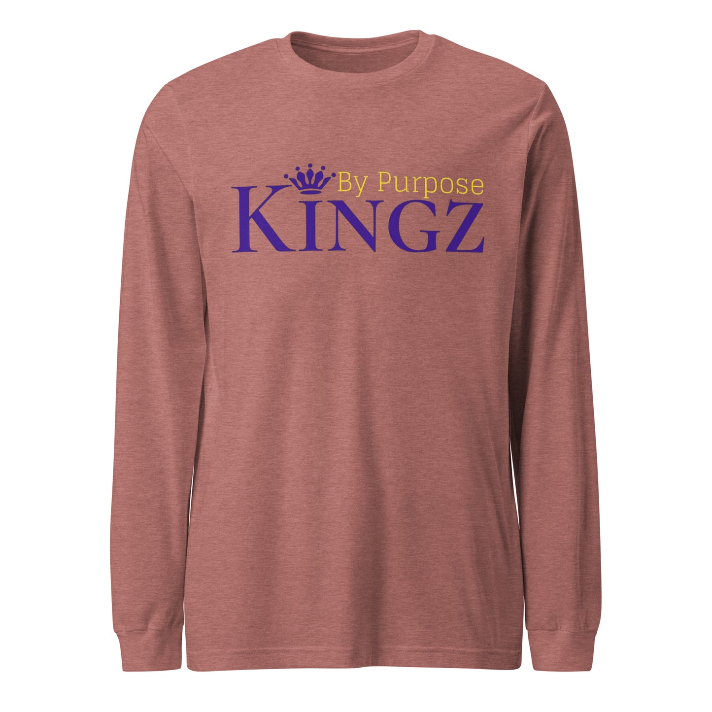 Kingz By Purpose Royal Combo (Purple/Gold/Purple) Long Sleeve Tee