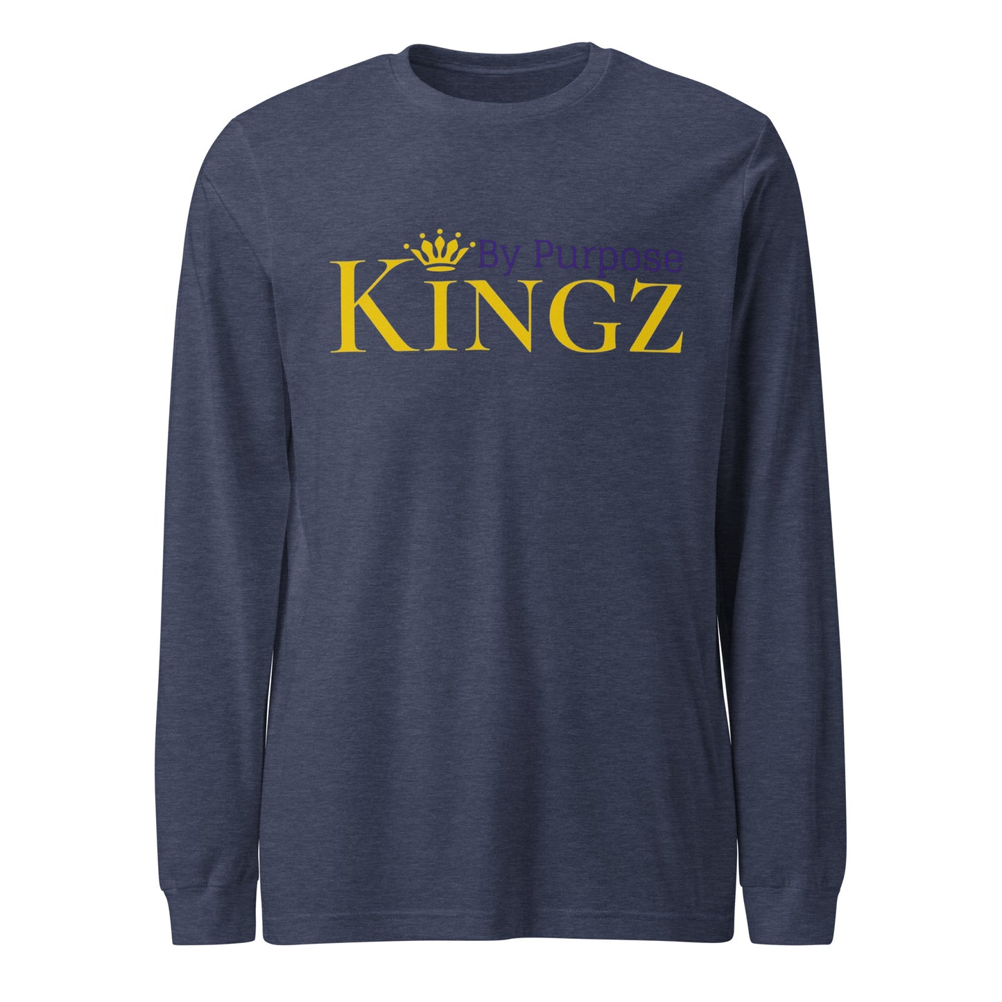 Kingz By Purpose Royal Combo (Gold/Purple/Gold) Long Sleeve Tee
