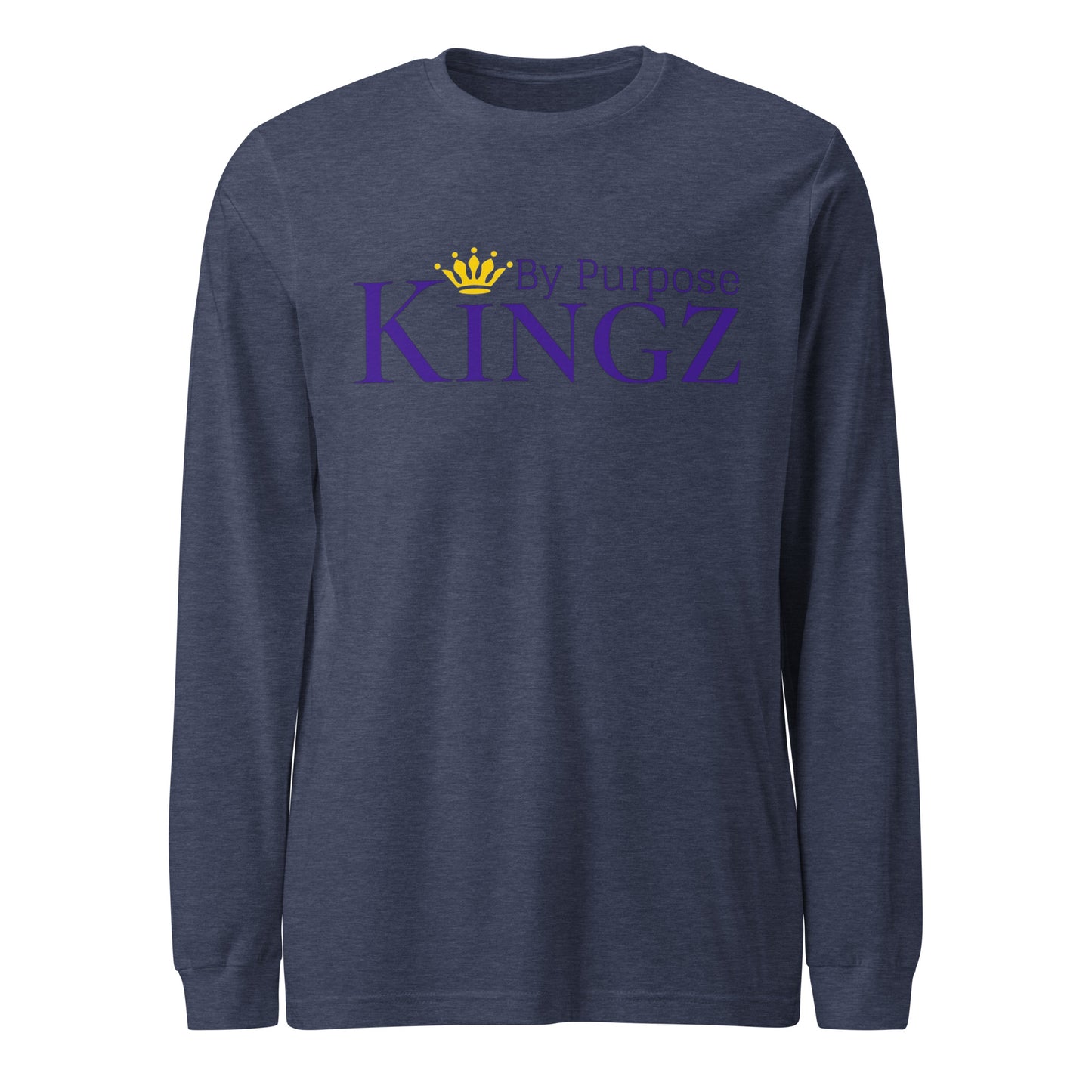 Kingz By Purpose Royal Combo (Purple/Purple/Gold) Long Sleeve Tee