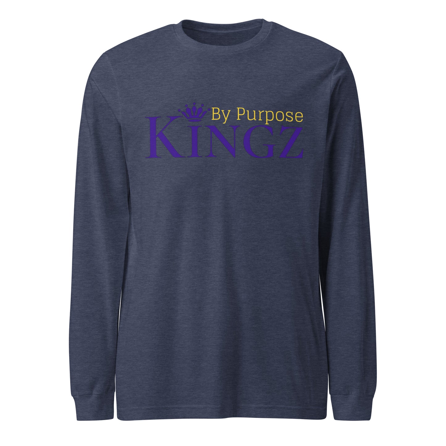 Kingz By Purpose Royal Combo (Purple/Gold/Purple) Long Sleeve Tee