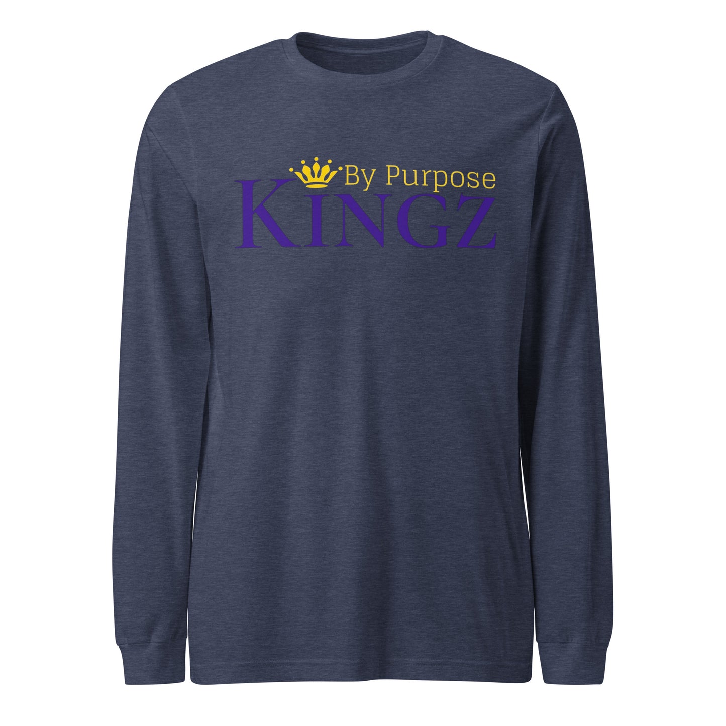 Kingz By Purpose Royal Combo (Purple/Gold/Gold) Long Sleeve Tee