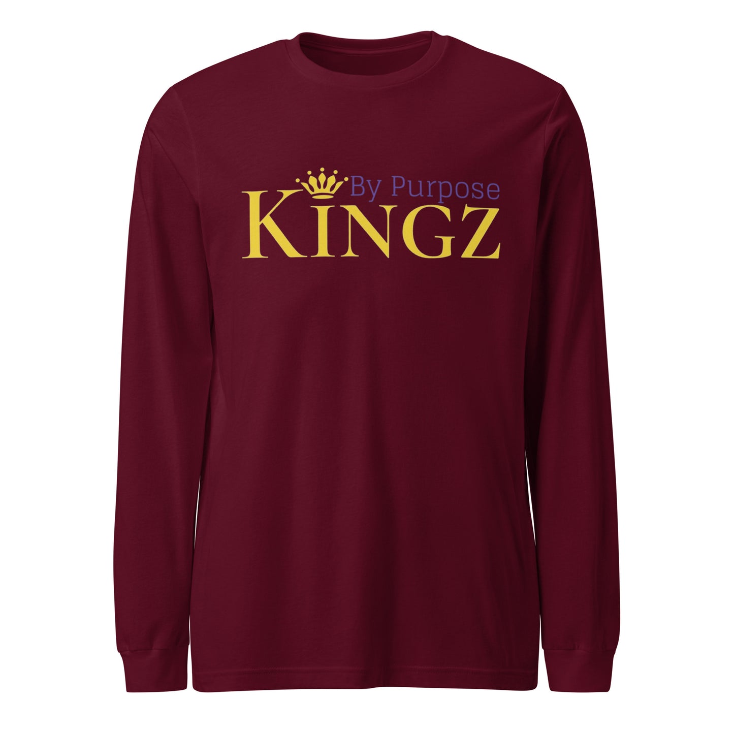 Kingz By Purpose Royal Combo (Gold/Purple/Gold) Long Sleeve Tee