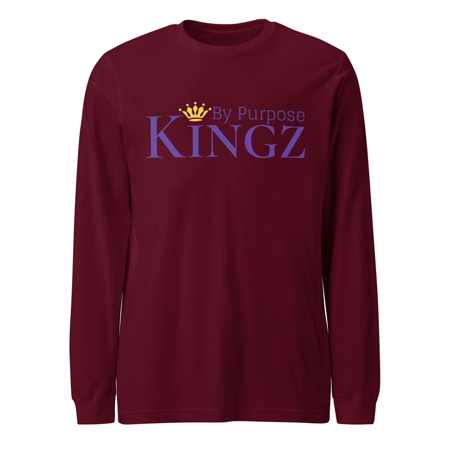 Kingz By Purpose Royal Combo (Purple/Purple/Gold) Long Sleeve Tee