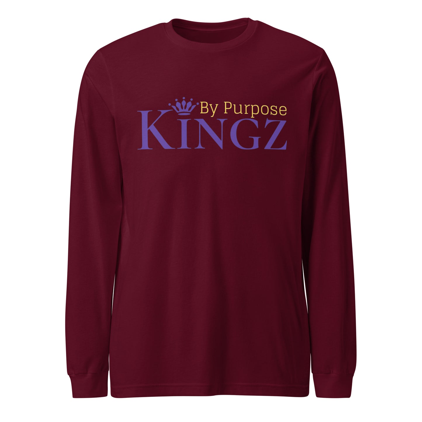 Kingz By Purpose Royal Combo (Purple/Gold/Purple) Long Sleeve Tee