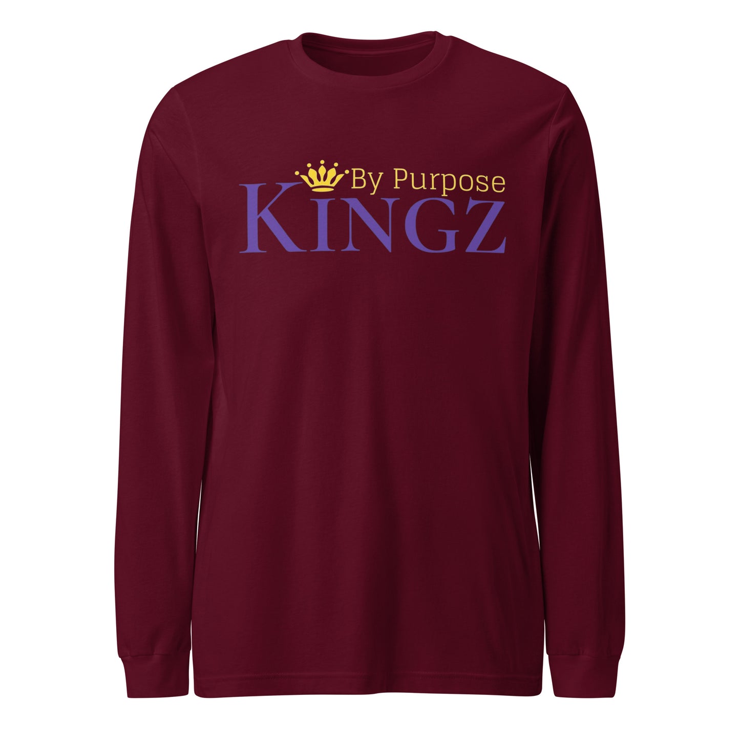 Kingz By Purpose Royal Combo (Purple/Gold/Gold) Long Sleeve Tee