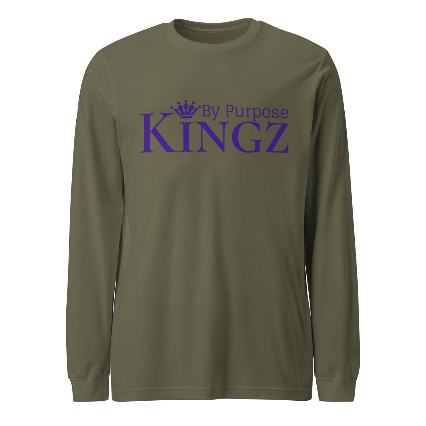Kingz By Purpose Royal Purple Long Sleeve Tee